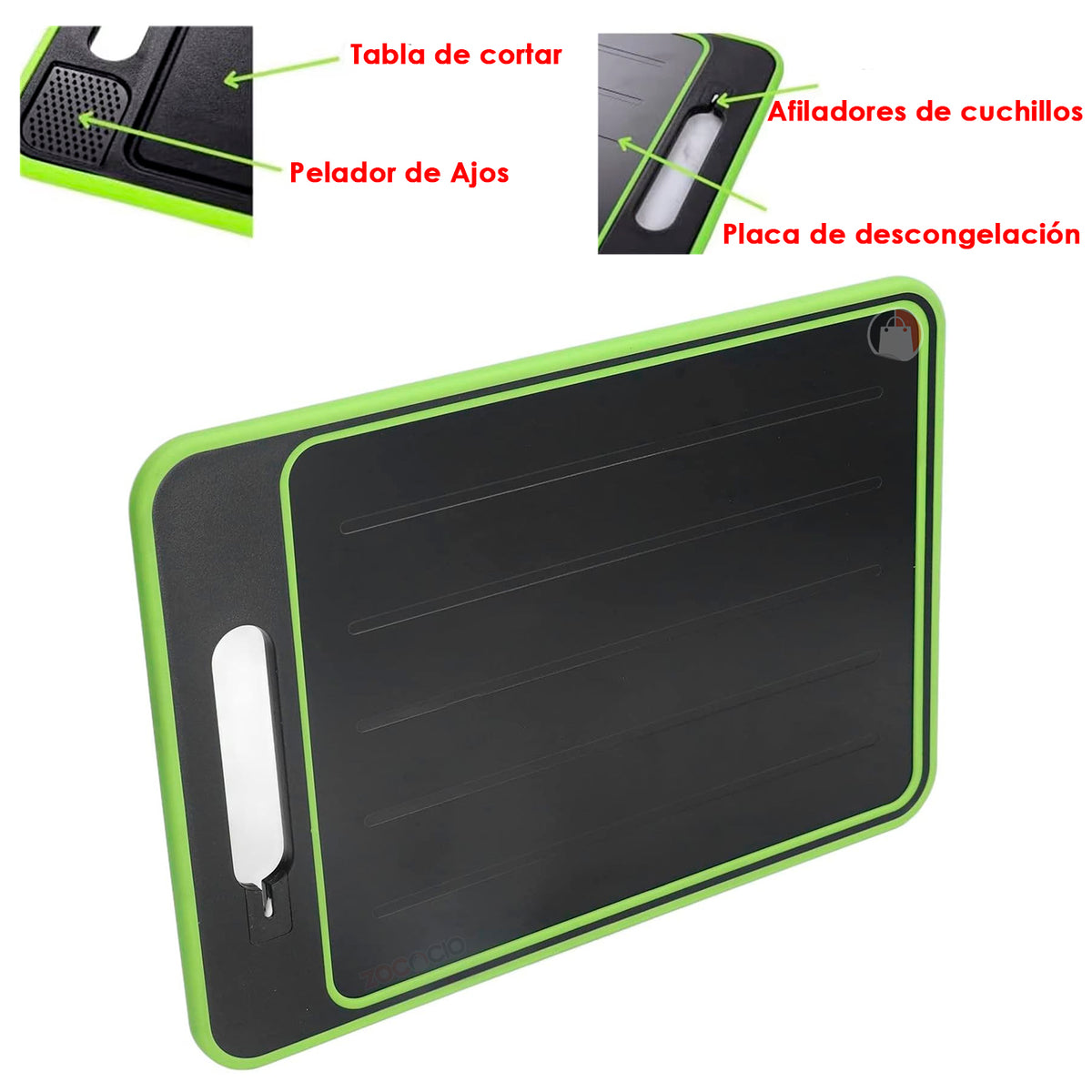 Tabla Para Picar 4 En 1 Corte Descongela