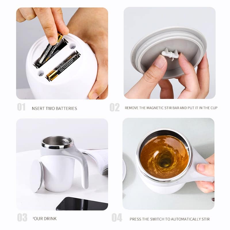 Vaso Mezclador Magnético: Bebidas Perfectas al Instante