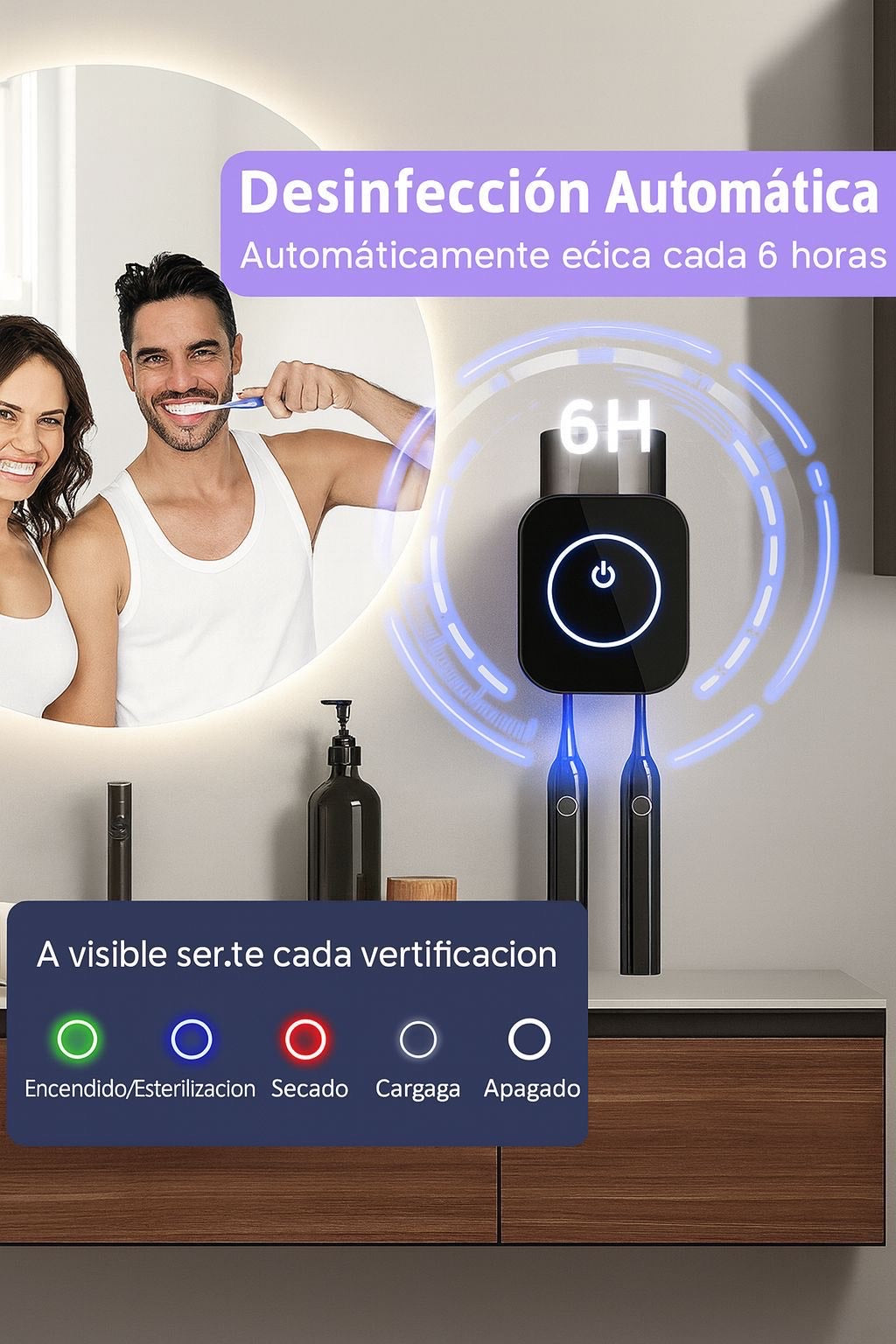 Esterilizador y secador de cepillos